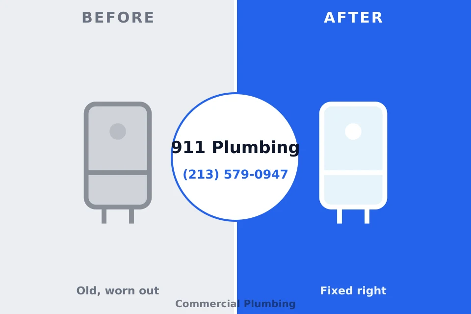 Before and after: plumbing company Gulfport, MS